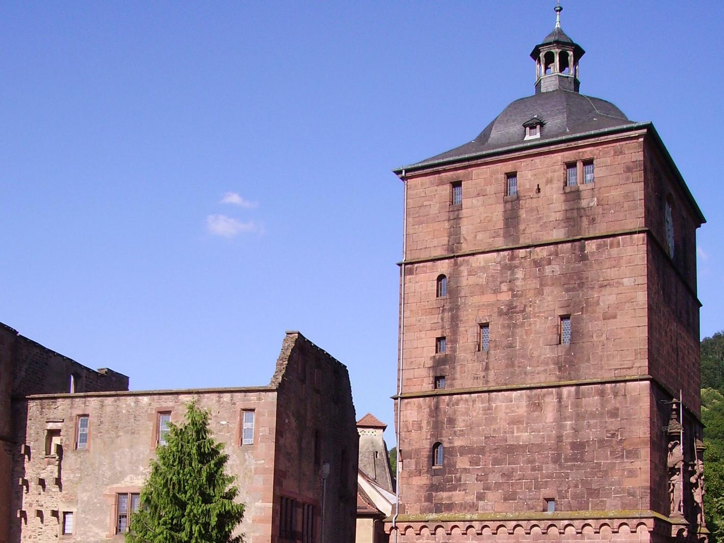 Turm „Seltenleer" von Schloss Heidelberg