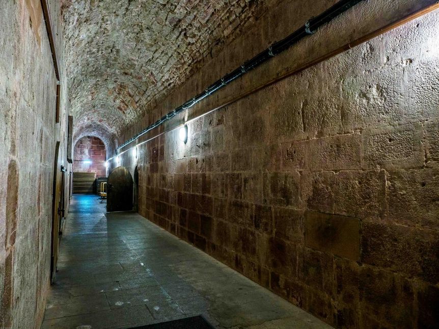 Schloss Heidelberg, Der Wallgang